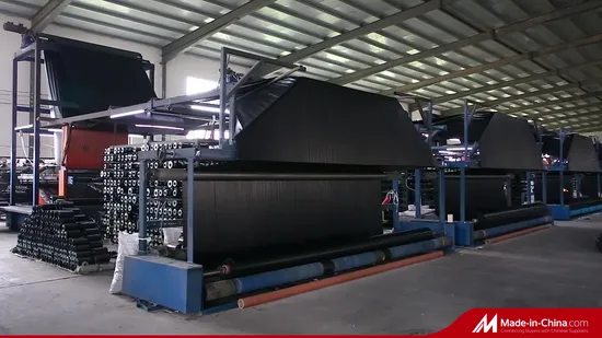 Black/Green PP Woven Geotextile Weed Barrier Landscape Fabric Ground Cover