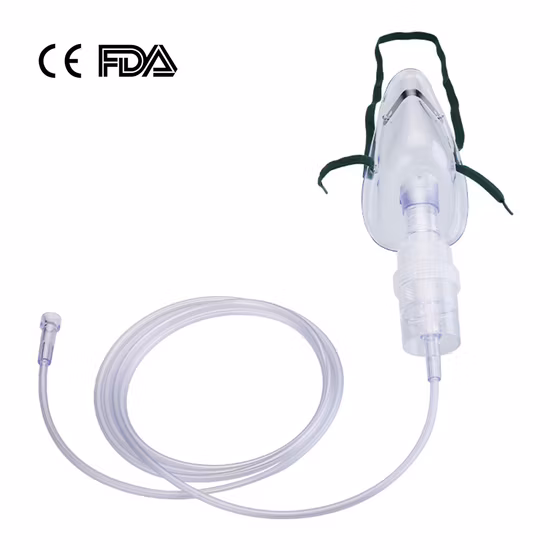 Bm&reg; High Quality Disposable Medical PVC Oxygen Mask with Tube ISO13485 CE FDA