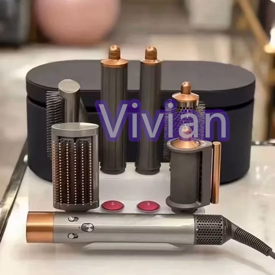 Nouveau modèle HS05 bigoudi à rouleau Long pour Dyson Airwrap complet or et Fuschia série originale No