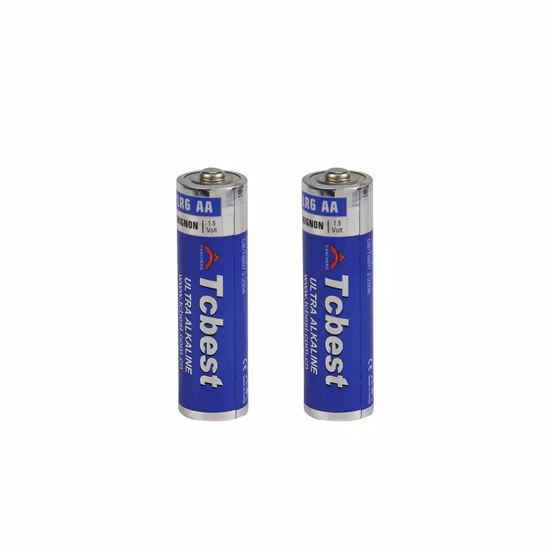 Preuve de fuite d'approvisionnement d'usine professionnelle 1,5 V pile sèche alcaline de taille AA (AA/LR6/AM3)